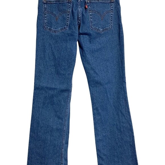 Levi's Denim - Y2K Levis Womens Bootcut Blue Denim Jeans Medium Wash Stretch Cotton Blend Size